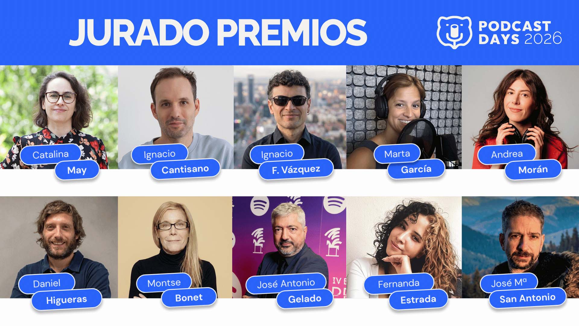 Jurado Premios Podcast Days 2026